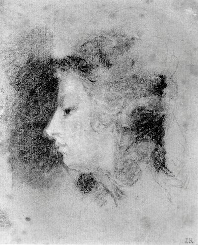 メアリー &39;Perdita&39;ロビンソン、1783年頃（紙にチョーク） 作： Joshua Reynolds